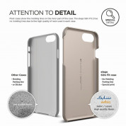 Elago S7 Slim Fit 2 Case Soft Feeling + HD Clear Film - case and screen film for iPhone SE (2022), iPhone SE (2020), iPhone 8, iPhone 7 (gold) 2