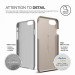 Elago S7 Slim Fit 2 Case + HD Clear Film - поликарбонатов кейс и HD покритие за iPhone SE (2022), iPhone SE (2020), iPhone 8, iPhone 7 (златист) 3