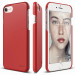 Elago S7 Slim Fit 2 Case + HD Clear Film - поликарбонатов кейс и HD покритие за iPhone 8, iPhone 7 (червен) 1