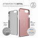 Elago S7 Slim Fit 2 Case + HD Clear Film - поликарбонатов кейс и HD покритие за iPhone 8, iPhone 7 (розово злато) 5