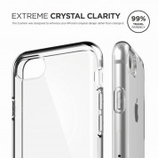Elago S7 Cushion Case + HD Clear Film - силиконов калъф и HD покритие за iPhone 8, iPhone 7 (прозрачен) 4