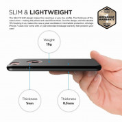 Elago S7 Slim Fit Soft Case + HD Clear Film - тънък силиконов калъф и HD покритие за iPhone 8, iPhone 7 (черен-мат) 1
