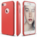 Elago S7 Slim Fit Soft Case + HD Clear Film - тънък силиконов калъф и HD покритие за iPhone 8, iPhone 7 (червен-мат) 1