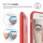 Elago S7 Slim Fit Soft Case + HD Clear Film - case and screen film for iPhone 8, iPhone 7 (red) 1