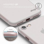Elago Inner Core Case - тънък полипропиленов кейс (0.3 mm) и HD покритие за iPhone 8, iPhone 7 (бял) 5