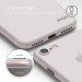 Elago Inner Core Case - тънък полипропиленов кейс (0.3 mm) и HD покритие за iPhone 8, iPhone 7 (бял) 6