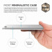 Elago Inner Core Case - тънък полипропиленов кейс (0.3 mm) и HD покритие за iPhone 8, iPhone 7 (бял) 3