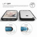 Elago Bumper Case - бъмпер и комплект защитни покрития за дисплея и задната част за iPhone 8, iPhone 7 (черен) 3
