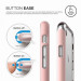 Elago Bumper Case - бъмпер и комплект защитни покрития за дисплея и задната част за iPhone 8, iPhone 7 (розов) 5