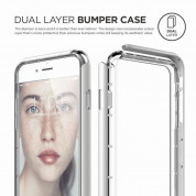 Elago Bumper Case + HD Professional Screen Film and Back Film for iPhone 8, iPhone 7 (white) 4