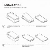Elago Dualistic Case - хибриден кейс (поликарбонат + TPU) и HD покритие за iPhone 8, iPhone 7 (черен) 7