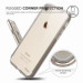 Elago Dualistic Case - хибриден кейс (поликарбонат + TPU) и HD покритие за iPhone 8, iPhone 7 (златист) 6