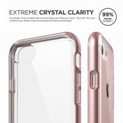 Elago Dualistic Case - хибриден кейс (поликарбонат + TPU) и HD покритие за iPhone 8, iPhone 7 (розово злато) 2