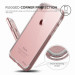 Elago Dualistic Case - хибриден кейс (поликарбонат + TPU) и HD покритие за iPhone 8, iPhone 7 (розово злато) 5