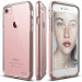Elago Dualistic Case - хибриден кейс (поликарбонат + TPU) и HD покритие за iPhone 8, iPhone 7 (розово злато) 1
