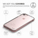 Elago Dualistic Case - хибриден кейс (поликарбонат + TPU) и HD покритие за iPhone 8, iPhone 7 (розово злато) 7