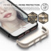 Elago S7 Glide Case + HD Clear Film - поликарбонатов кейс и HD покритие за iPhone 8, iPhone 7 (черен-златист) 3
