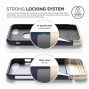 Elago S7 Glide Case + HD Clear Film - case and screen film for iPhone SE (2022), iPhone SE (2020), iPhone 8, iPhone 7 (jeans blue-gold) 6