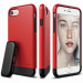 Elago S7 Glide Case + HD Clear Film - поликарбонатов кейс и HD покритие за iPhone 8, iPhone 7 (червен-черен) 1