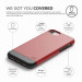 Elago S7 Glide Case + HD Clear Film - поликарбонатов кейс и HD покритие за iPhone 8, iPhone 7 (червен-черен) 2