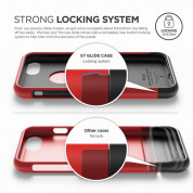Elago S7 Glide Case + HD Clear Film - поликарбонатов кейс и HD покритие за iPhone 8, iPhone 7 (червен-черен) 2