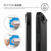 Elago Armor Case - хибриден кейс (поликарбонат + TPU) и HD покритие за iPhone SE (2022), iPhone SE (2020), iPhone 8, iPhone 7 (черен) 2
