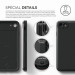 Elago Armor Case - хибриден кейс (поликарбонат + TPU) и HD покритие за iPhone SE (2022), iPhone SE (2020), iPhone 8, iPhone 7 (черен) 5