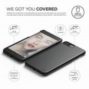 Elago S7 Slim Fit 2 Case + HD Clear Film - поликарбонатов кейс и HD покритие за iPhone 8 Plus, iPhone 7 Plus (черен-мат) 4