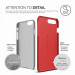Elago S7 Slim Fit 2 Case + HD Clear Film - поликарбонатов кейс и HD покритие за iPhone 8 Plus, iPhone 7 Plus (червен) 3