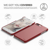 Elago S7 Slim Fit 2 Case + HD Clear Film - поликарбонатов кейс и HD покритие за iPhone 8 Plus, iPhone 7 Plus (червен) 1