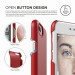 Elago S7 Slim Fit 2 Case + HD Clear Film - поликарбонатов кейс и HD покритие за iPhone 8 Plus, iPhone 7 Plus (червен) 6