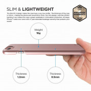 Elago S7 Slim Fit 2 Case + HD Clear Film - поликарбонатов кейс и HD покритие за iPhone 8 Plus, iPhone 7 Plus (розово злато) 5