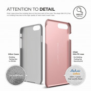 Elago S7 Slim Fit 2 Case Soft Feeling + HD Clear Film - case and screen film for iPhone 8 Plus, iPhone 7 Plus (rose gold) 4