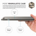 Elago Inner Core Case - тънък полипропиленов кейс (0.4 mm) и HD покритие за iPhone 8 Plus, iPhone 7 Plus (тъмносив) 3