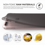 Elago Inner Core Case - тънък полипропиленов кейс (0.4 mm) и HD покритие за iPhone 8 Plus, iPhone 7 Plus (тъмносив) 5