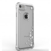 Ballistic Jewel Essence Case - хибриден удароустойчив кейс за iPhone 8, iPhone 7 (прозрачен със сребърни точки)