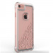 Ballistic Jewel Essence Case - хибриден удароустойчив кейс за iPhone 8, iPhone 7 (прозрачен с розови мотиви) 1