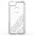 Ballistic Jewel Essence Case - хибриден удароустойчив кейс за iPhone 8, iPhone 7 (прозрачен със сребристи мотиви) 3