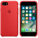 Apple Silicone Case - оригинален силиконов кейс за iPhone SE (2022), iPhone SE (2020), iPhone 8, iPhone 7 (червен) 3