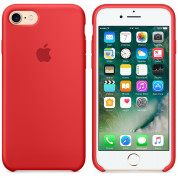 Apple Silicone Case - оригинален силиконов кейс за iPhone SE (2022), iPhone SE (2020), iPhone 8, iPhone 7 (червен) 5