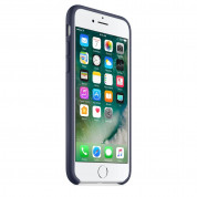 Apple Silicone Case - оригинален силиконов кейс за iPhone SE (2022), iPhone SE (2020), iPhone 8, iPhone 7 (тъмносин) 5