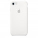 Apple Silicone Case - оригинален силиконов кейс за iPhone SE (2022), iPhone SE (2020), iPhone 8, iPhone 7 (бял) 1