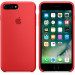 Apple Silicone Case - оригинален силиконов кейс за iPhone 8 Plus, iPhone 7 Plus (червен) 5