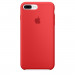 Apple Silicone Case - оригинален силиконов кейс за iPhone 8 Plus, iPhone 7 Plus (червен) 1