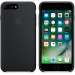 Apple Silicone Case - оригинален силиконов кейс за iPhone 8 Plus, iPhone 7 Plus (черен) 4