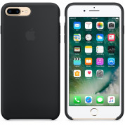 Apple Silicone Case - оригинален силиконов кейс за iPhone 8 Plus, iPhone 7 Plus (черен) 2