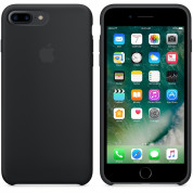 Apple Silicone Case - оригинален силиконов кейс за iPhone 8 Plus, iPhone 7 Plus (черен) 1