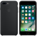 Apple Silicone Case - оригинален силиконов кейс за iPhone 8 Plus, iPhone 7 Plus (черен) 2