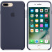Apple Silicone Case - оригинален силиконов кейс за iPhone 8 Plus, iPhone 7 Plus (тъмносин) 3