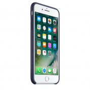 Apple Silicone Case - оригинален силиконов кейс за iPhone 8 Plus, iPhone 7 Plus (тъмносин) 6
